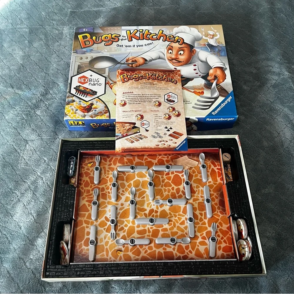 Ravensburger Bugs in the Kitchen Game -‎ Orange and Blue
